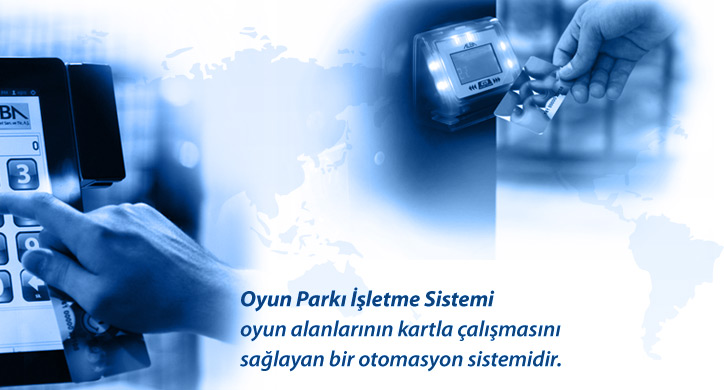 Kartlı oyun parkı işletme sistemi